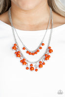 Paparazzi Beautifully Beaded - Orange - Veronica's Jewelry Paradise, LLC