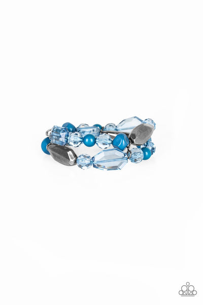 Paparazzi Rockin' Rock Candy - Blue - Veronica's Jewelry Paradise, LLC