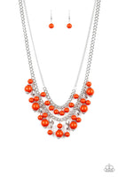 Paparazzi Beautifully Beaded - Orange - Veronica's Jewelry Paradise, LLC