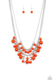 Paparazzi Beautifully Beaded - Orange - Veronica's Jewelry Paradise, LLC