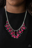 Paparazzi Cool Cascade - Pink - Veronica's Jewelry Paradise, LLC