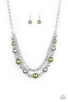 Paparazzi 5th Avenue Romance - Green - Veronica's Jewelry Paradise, LLC