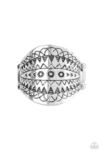 Paparazzi Tiki Tribe - Silver - Veronica's Jewelry Paradise, LLC