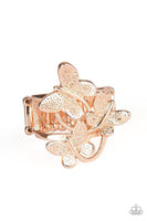 Paparazzi Full Of Flutter - Rose Gold - Veronica's Jewelry Paradise, LLC