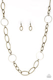 Paparazzi Perfect MISMATCH - Brass - Veronica's Jewelry Paradise, LLC