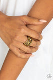 Paparazzi Treasure Trove Tribute - Brass - Veronica's Jewelry Paradise, LLC