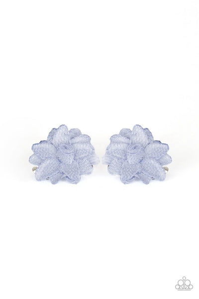 Paparazzi Lovely In Lilies Hair Clip - Blue - Veronica's Jewelry Paradise, LLC