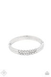 Paparazzi Doubled Down Dazzle - White - Veronica's Jewelry Paradise, LLC