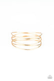 Paparazzi Showstopping Sheen - Gold - Veronica's Jewelry Paradise, LLC