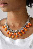 Paparazzi Friday Night Fringe - Orange - Veronica's Jewelry Paradise, LLC