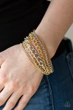Paparazzi Metallic Horizon - Gold - Veronica's Jewelry Paradise, LLC