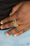 Paparazzi Can Only Go UPSCALE From Here - Brass - Veronica's Jewelry Paradise, LLC