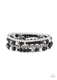Paparazzi Stacked Style Maker - Black - Veronica's Jewelry Paradise, LLC