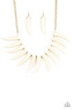 Paparazzi Tusk Tundra - White - Veronica's Jewelry Paradise, LLC