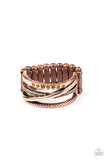 Paparazzi Stay In Your Lane - Copper - Veronica's Jewelry Paradise, LLC
