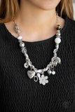 Paparazzi Charmed, I Am Sure - White - Veronica's Jewelry Paradise, LLC