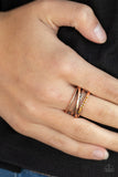 Paparazzi Stay In Your Lane - Copper - Veronica's Jewelry Paradise, LLC