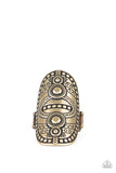 Paparazzi Tiki Trail - Brass - Veronica's Jewelry Paradise, LLC