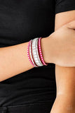 Paparazzi Rock Star Rocker - Pink - Veronica's Jewelry Paradise, LLC