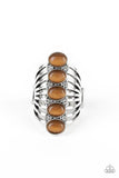 Paparazzi BLING Your Heart Out - Brown - Veronica's Jewelry Paradise, LLC