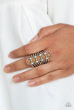 Paparazzi BLING Your Heart Out - Brown - Veronica's Jewelry Paradise, LLC