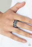 Paparazzi Distractingly Demure - Blue - Veronica's Jewelry Paradise, LLC
