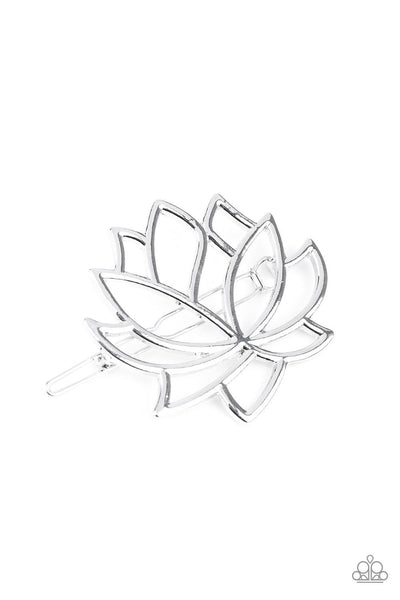 Paparazzi Lotus Pools - Silver - Veronica's Jewelry Paradise, LLC