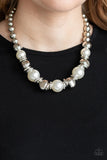 Paparazzi Hollywood HAUTE Spot - White - Veronica's Jewelry Paradise, LLC