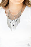 Paparazzi First Class Fringe - Black - Veronica's Jewelry Paradise, LLC