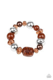 Paparazzi Ice Ice-Breaker - Brown - Veronica's Jewelry Paradise, LLC