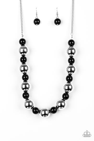 Paparazzi Top Pop - Black - Veronica's Jewelry Paradise, LLC