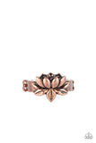 Paparazzi Lotus Crowns - Copper - Veronica's Jewelry Paradise, LLC