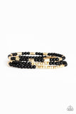 Paparazzi Micro Beading - Black - Veronica's Jewelry Paradise, LLC