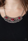 Paparazzi Feeling Inde-PENDANT - Red - Veronica's Jewelry Paradise, LLC