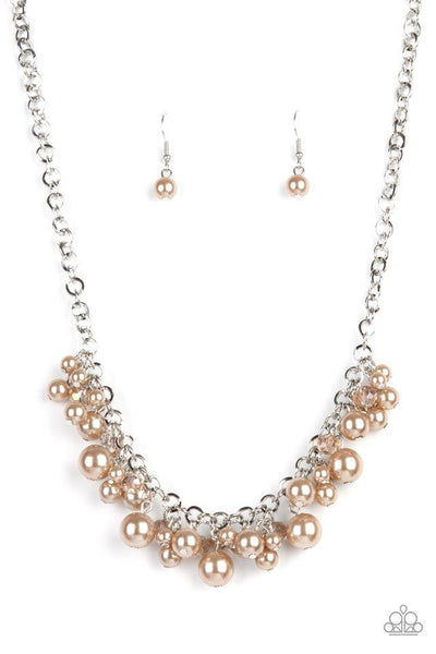 Paparazzi PEARL-escent - Brown - Veronica's Jewelry Paradise, LLC