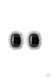 Paparazzi The Modern Monroe - Black post earrings - Veronica's Jewelry Paradise, LLC