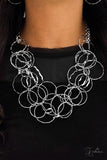 Rebellion - Paparazzi Zi Necklace Silver Rings - Veronica's Jewelry Paradise, LLC