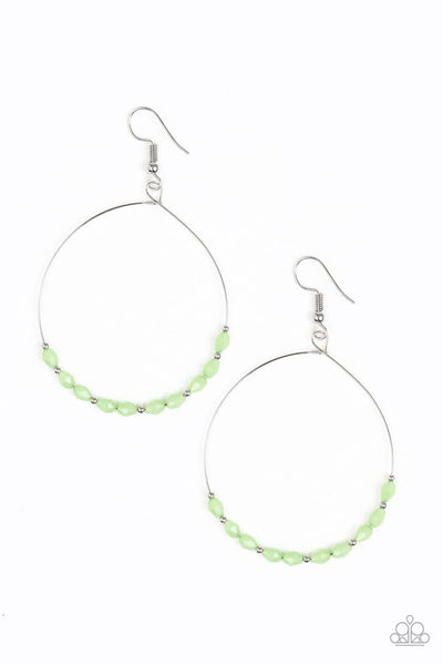 Paparazzi  PRIZE WINNING SPARKLE EARRINGS - GREEN - Veronica's Jewelry Paradise, LLC