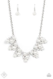 Paparazzi Renown Refinement - White - Veronica's Jewelry Paradise, LLC