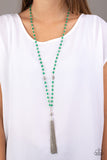 Paparazzi Tassel Takeover - Green - Veronica's Jewelry Paradise, LLC