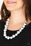 Paparazzi Top Pop - White - Veronica's Jewelry Paradise, LLC