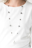 Paparazzi Champagne On The Rocks - Lanyard - Silver - Veronica's Jewelry Paradise, LLC