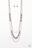 Paparazzi Pearl Pageant None - Brown - Veronica's Jewelry Paradise, LLC