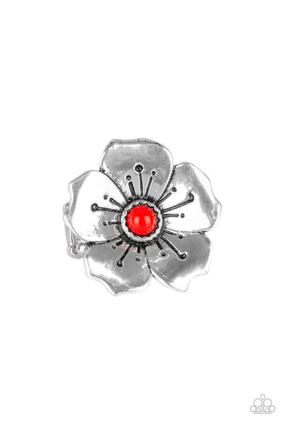 Paparazzi Boho Blossom - Red - Veronica's Jewelry Paradise, LLC