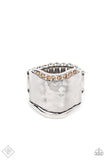 Paparazzi Brilliantly Bordered - Brown - Veronica's Jewelry Paradise, LLC