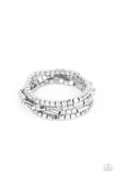Paparazzi Metro Materials - Silver - Veronica's Jewelry Paradise, LLC