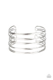 Paparazzi HAUTE Wired - Silver - Veronica's Jewelry Paradise, LLC