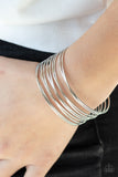 Paparazzi HAUTE Wired - Silver - Veronica's Jewelry Paradise, LLC