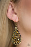 Paparazzi GLOW With The Flow - Brass - Veronica's Jewelry Paradise, LLC