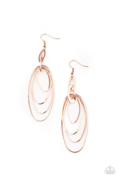 Paparazzi OVAL The Moon - Copper - Veronica's Jewelry Paradise, LLC